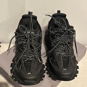 Balenciaga Men's Black Athletic Shoes